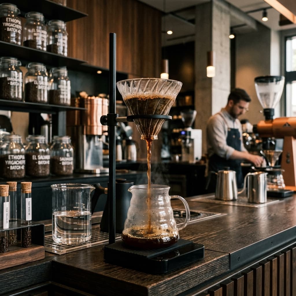 Coffee Brewing Background